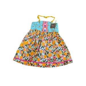 NWT Matilda Jane Brilliant Daydream Youre a Peach Halter Tunic Top Girls Size 14